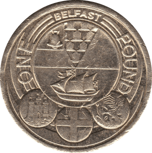 2010 CIRCULATED £1 Belfast - £1 CIRCULATED - Cambridgeshire Coins
