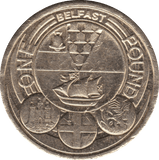 2010 CIRCULATED £1 Belfast - £1 CIRCULATED - Cambridgeshire Coins