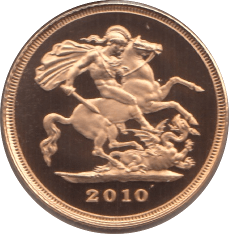 2010 GOLD HALF SOVEREIGN ( PROOF ) - Half Sovereign - Cambridgeshire Coins