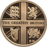 2010 GOLD PROOF DIANA-PRINCESS OF WALES THE GREATEST BRITONS WITH COA . REF 43 - GOLD COMMEMORATIVE - Cambridgeshire Coins