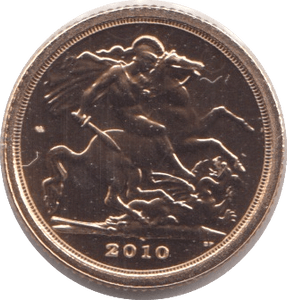 2010 GOLD QUARTER SOVEREIGN GOLD ( BU ) - QUARTER SOVEREIGN - Cambridgeshire Coins