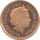2010 GOLD QUARTER SOVEREIGN ( PROOF ) - QUARTER SOVEREIGN - Cambridgeshire Coins