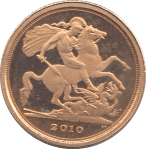2010 GOLD QUARTER SOVEREIGN ( PROOF ) - QUARTER SOVEREIGN - Cambridgeshire Coins