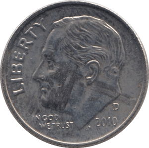 2010 ONE DIME USA - SILVER WORLD COINS - Cambridgeshire Coins