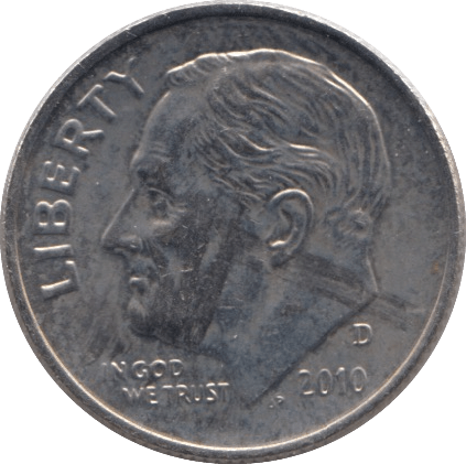 2010 ONE DIME USA - SILVER WORLD COINS - Cambridgeshire Coins