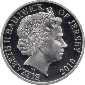 2010 SILVER PROOF FIVE POUND REVOLUTION TO RESTORATION CROMWELL CHARLES I AND CHARLES II REF 25 - SILVER PROOF COMMEMORATIVE - Cambridgeshire Coins
