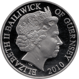 2010 SILVER PROOF FIVE POUND REVOLUTION TO RESTORATION GEORGE MONCK REF 17 - SILVER PROOF COMMEMORATIVE - Cambridgeshire Coins