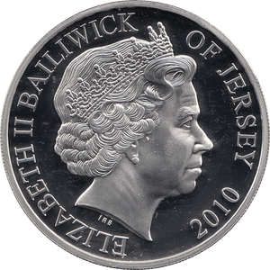 2010 SILVER PROOF FIVE POUND REVOLUTION TO RESTORATION OLIVER CROMWELL REF 23 - SILVER PROOF COMMEMORATIVE - Cambridgeshire Coins