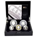 2010 The UK Silver Piedfort Proof Coin Collection BOX + COA Royal Mint - Silver Proof Piedfort - Cambridgeshire Coins