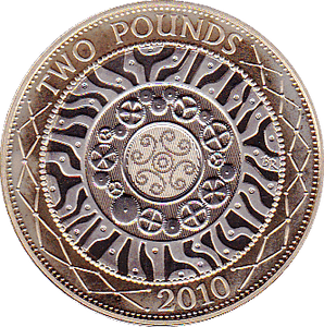 2010 TWO POUND £2 PROOF COIN ADVENT OF TECHNOLOGY SHOULDER OF GIANTS - £2 Proof - Cambridgeshire Coins