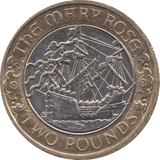 2011 £2 CIRCULATED MARY ROSE 500TH ANNIVERSARY - £2 CIRCULATED - Cambridgeshire Coins