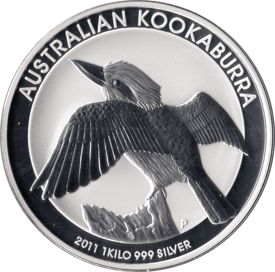 2011 999 SILVER 1 KILO AUSTRALIAN KOOKABURRA BULLION - SILVER BARS - Cambridgeshire Coins