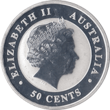 2011 AUSTRALIA KOALA 1/2 OZ SILVER FIFTY CENTS - SILVER WORLD COINS - Cambridgeshire Coins