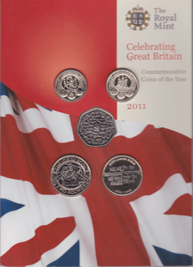 2011 BRILLIANT UNCIRCULATED COIN YEAR SET - Brilliant Uncirculated Year Sets - Cambridgeshire Coins