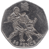 2011 CIRCULATED LONDON OLYMPIC 2012 50p FENCING - 50p Circulated Olympic - Cambridgeshire Coins