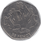 2011 CIRCULATED LONDON OLYMPIC 2012 50p PENTATHLON - 50p Circulated Olympic - Cambridgeshire Coins