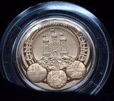 2011 GOLD PROOF £1 EDINBURGH CITY COIN SCRACE 1000 MINTED BOX AND COA ROYAL MINT - Gold Proof £1 - Cambridgeshire Coins