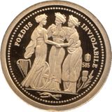 2011 GOLD PROOF GEORGE III FOEDUS INVIOLABILE WITH COA . REF 37 - GOLD COMMEMORATIVE - Cambridgeshire Coins