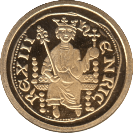 2011 GOLD PROOF HENRY III CROSS AND FLOWER WITH COA REF 3 - GOLD COMMEMORATIVE - Cambridgeshire Coins