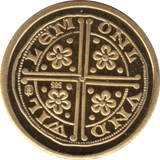 2011 GOLD PROOF HENRY III CROSS AND FLOWER WITH COA REF 3 - GOLD COMMEMORATIVE - Cambridgeshire Coins