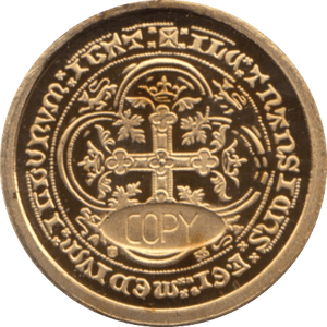 2011 GOLD PROOF KING EDWARD III ROYAL CROSS WITH A QUATREFOIL COA REF 10 - GOLD COMMEMORATIVE - Cambridgeshire Coins