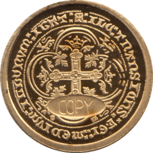 2011 GOLD PROOF KING EDWARD III ROYAL CROSS WITH A QUATREFOIL COA REF 10 - GOLD COMMEMORATIVE - Cambridgeshire Coins