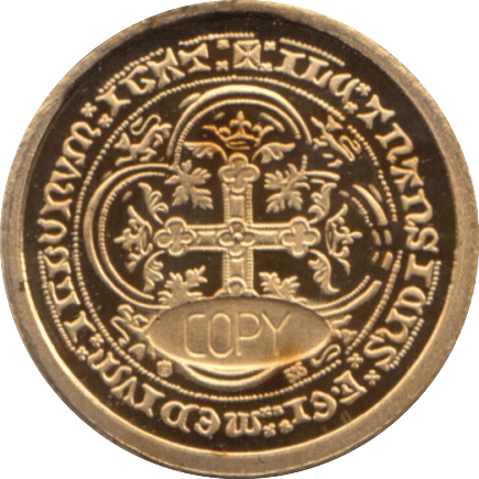 2011 GOLD PROOF KING EDWARD III ROYAL CROSS WITH A QUATREFOIL COA REF 10 - GOLD COMMEMORATIVE - Cambridgeshire Coins