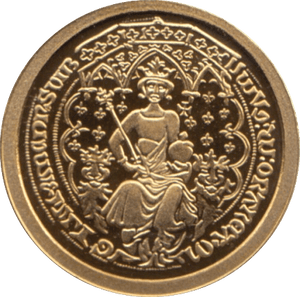 2011 GOLD PROOF KING EDWARD III ROYAL CROSS WITH A QUATREFOIL COA REF 10 - GOLD COMMEMORATIVE - Cambridgeshire Coins