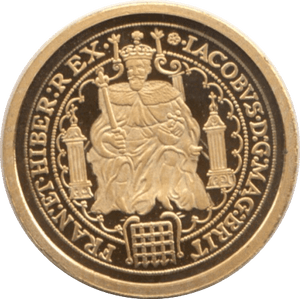 2011 GOLD PROOF KING JAMES I ROSE RYAL 1605 WITH COA REF1 - GOLD COMMEMORATIVE - Cambridgeshire Coins