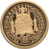 2011 GOLD PROOF KING JAMES I ROSE RYAL 1605 WITH COA REF1 - GOLD COMMEMORATIVE - Cambridgeshire Coins