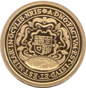 2011 GOLD PROOF KING JAMES I ROSE RYAL 1605 WITH COA REF1 - GOLD COMMEMORATIVE - Cambridgeshire Coins