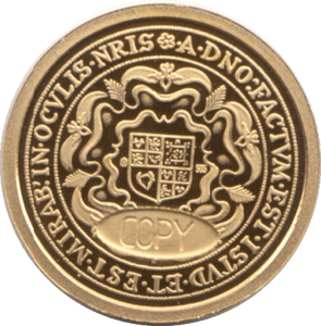 2011 GOLD PROOF KING JAMES I ROSE RYAL 1605 WITH COA REF1 - GOLD COMMEMORATIVE - Cambridgeshire Coins