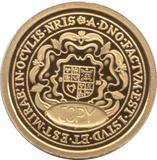 2011 GOLD PROOF KING JAMES I ROSE RYAL 1605 WITH COA REF1 - GOLD COMMEMORATIVE - Cambridgeshire Coins