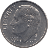 2011 ONE DIME USA - SILVER WORLD COINS - Cambridgeshire Coins