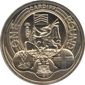 2011 ONE POUND £1 CARDIFF BRILLIANT UNCIRCULATED BU - £1 BU - Cambridgeshire Coins
