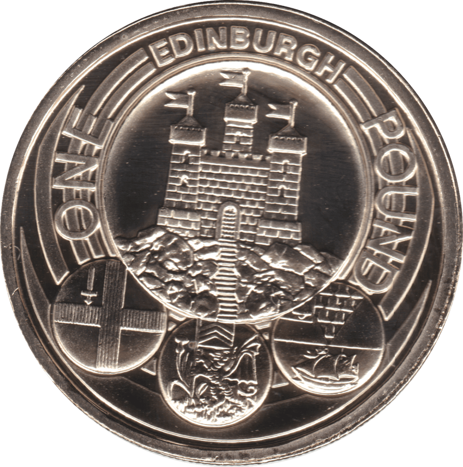 2011 ONE POUND £1 EDINBURGH BRILLIANT UNCIRCULATED BU - £1 BU - Cambridgeshire Coins