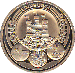 2011 ONE POUND PROOF EDINBURGH CITY - £1 Proof - Cambridgeshire Coins