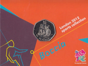 2011 Royal Mint London 2012 Olympic 50p Sports Collection Pack BU Album Boccia - 50p Olympic BU Pack - Cambridgeshire Coins