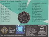 2011 Royal Mint London 2012 Olympic 50p Sports Collection Pack BU Album Judo - 50p Olympic BU Pack - Cambridgeshire Coins
