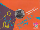2011 Royal Mint London 2012 Olympic 50p Sports Collection Pack BU Album Wheel Chair Rugby - 50p Olympic BU Pack - Cambridgeshire Coins