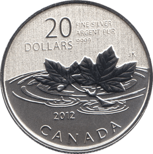 2011 SILVER 20 DOLLARS ROYAL CANADIAN MAPLE LEAF MINT WITH COA - SILVER WORLD COINS - Cambridgeshire Coins