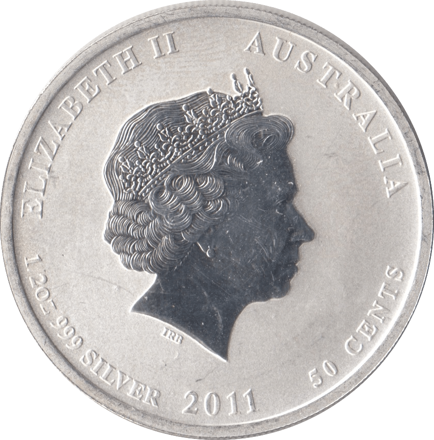 2011 SILVER AUSTRALIA YEAR OF THE RABBIT 30 CENT - SILVER WORLD COINS - Cambridgeshire Coins