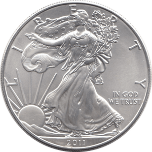 2011 SILVER LIBERTY DOLLAR USA - SILVER WORLD COINS - Cambridgeshire Coins