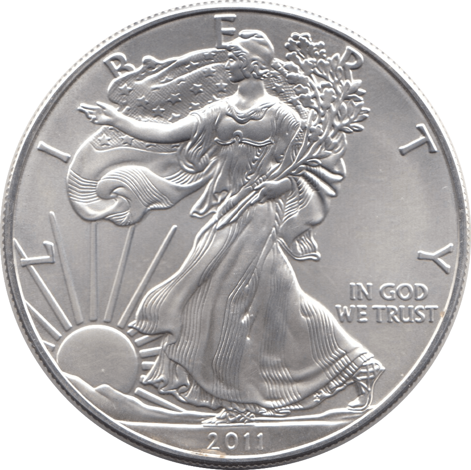 2011 SILVER LIBERTY DOLLAR USA - SILVER WORLD COINS - Cambridgeshire Coins