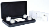 2011 Silver Proof £1 One Pound Piedfort Capital Cities COIN Set Edinburgh London - Silver Proof Piedfort - Cambridgeshire Coins