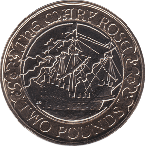 2011 TWO POUND £2 MARY ROSE BRILLIANT UNCIRCULATED BU - £2 BU - Cambridgeshire Coins