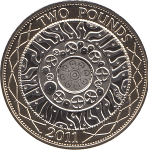 2011 TWO POUND £2 SHOULDER GIANTS BRILLIANT UNCIRCULATED BU - £2 BU - Cambridgeshire Coins