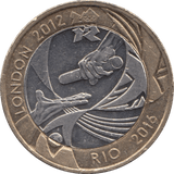2012 £2 CIRCULATED OLYMPIC HANDOVER TO RIO - £2 CIRCULATED - Cambridgeshire Coins