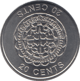 2012 20 CENTS SOLOMON ISLANDS - WORLD COINS - Cambridgeshire Coins