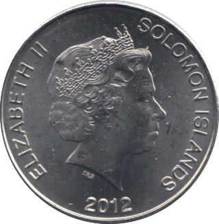 2012 50 CENTS SOLOMON ISLAND - WORLD COINS - Cambridgeshire Coins